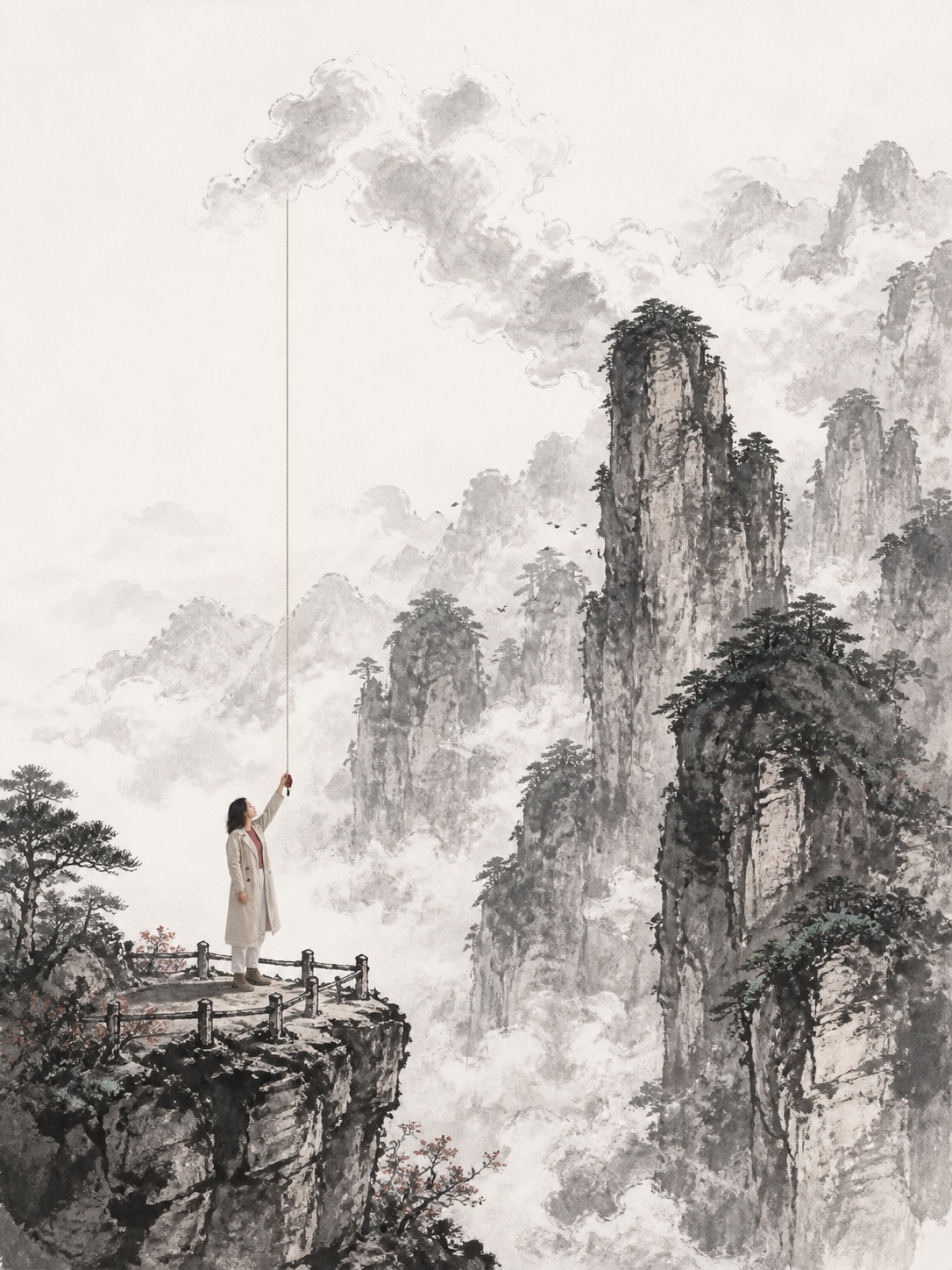 云尺水墨风格